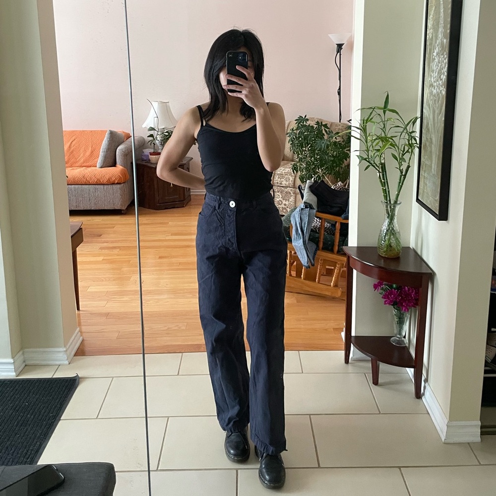 Jesse Kamm Handy pants navy blue - altered - read description